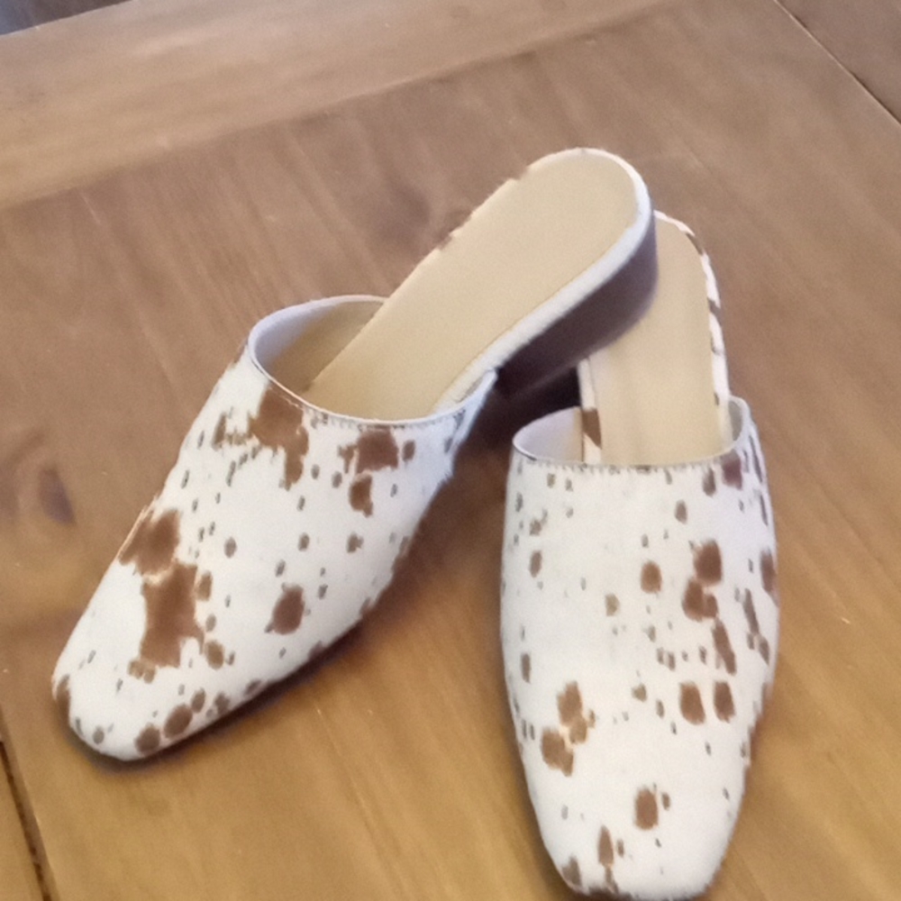 Paloma Wool Pony Hair Mules.  Size 9.